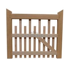 PALED HARDWOOD ENTRANCE GATE
