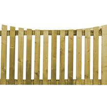 Pressure treated outlet picket fence panels