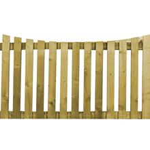 PICKET FENCE PANEL CONCAVE PRESSURE TREATED