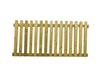 POINTED PALE PICKET FENCE PANEL PRESSURE TREATED GREEN