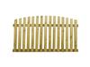 PICKET FENCE PANEL CONVEX PRESSURE TREATED