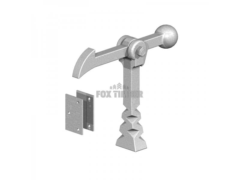 GALV CAST GRAVITY CATCHES TO CONCRETE IN