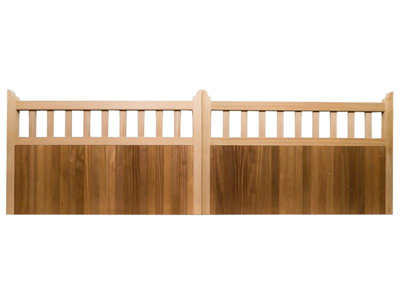 HALF PALED HALF BOARDED HARDWOOD FLAT TOP