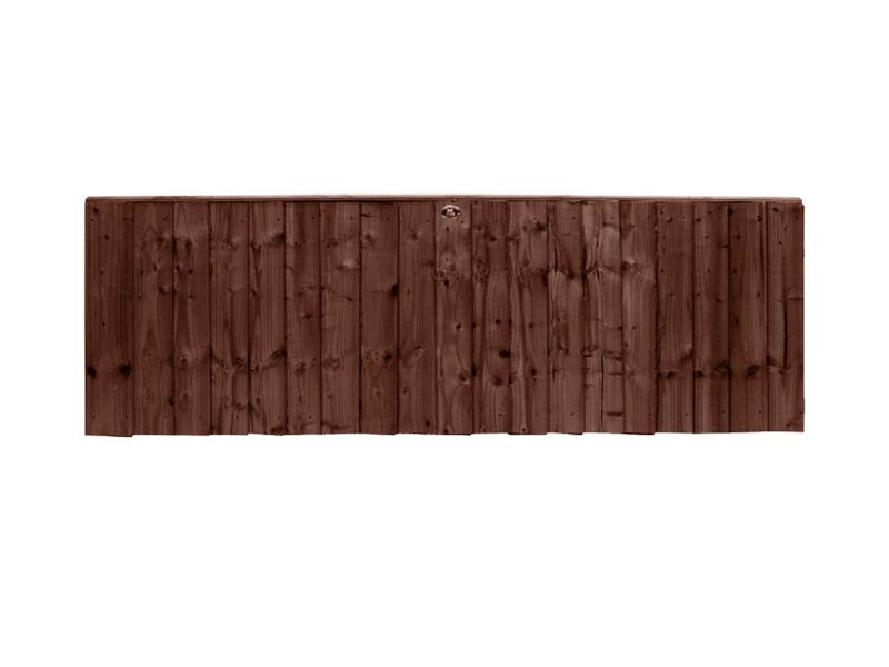 CLOSE BOARD PANEL 6 X 2 BROWN