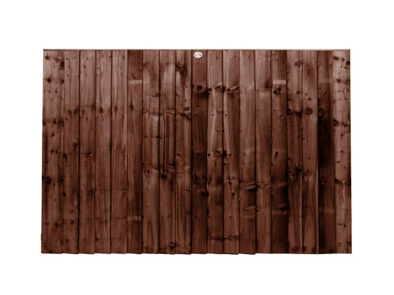 CLOSE BOARD PANEL 6 X 4 BROWN