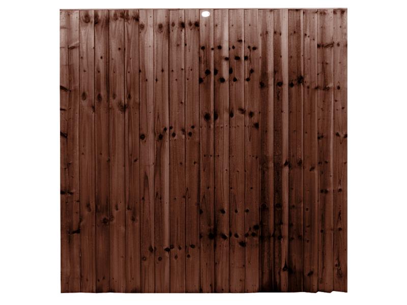CLOSE BOARD PANEL 6 X 6 BROWN