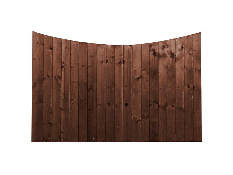 PRESSURE TREATED CONCAVE CLOSE BOARD BROWN
