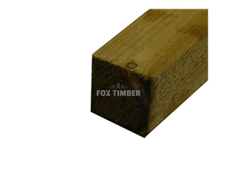 3.6 M 22 MM X 22 MM PLANED ALL ROUND TREATED GREEN