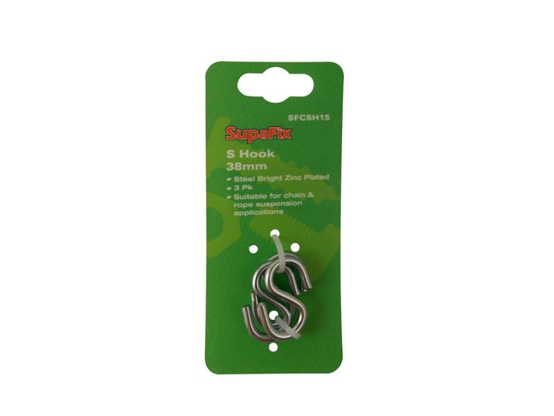 S Hooks Pack 3