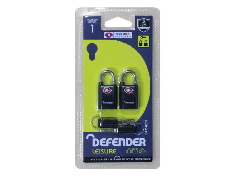 Travel Padlocks Twinpack