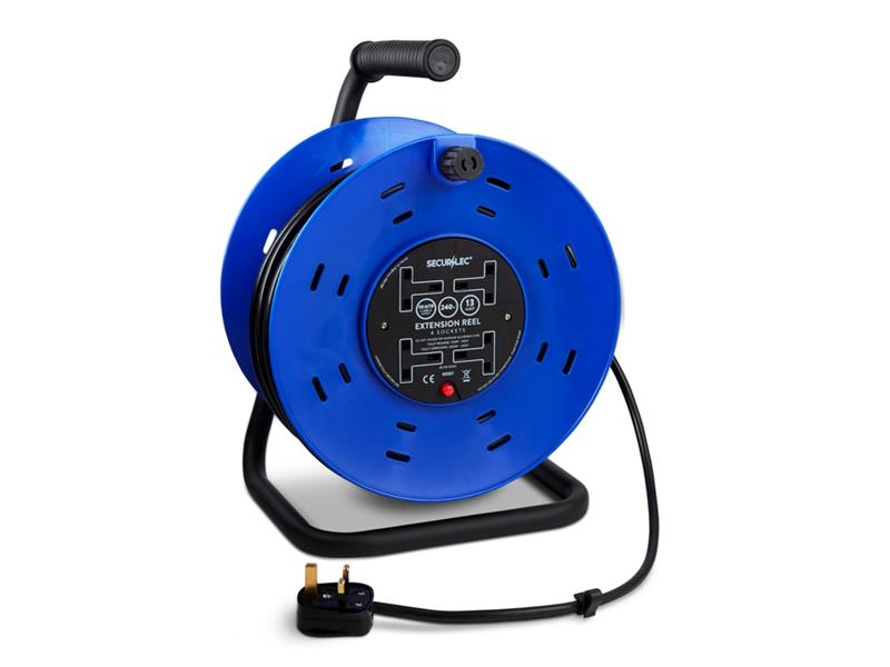 50m, 4 Gang, 13 Amp Extension Reel