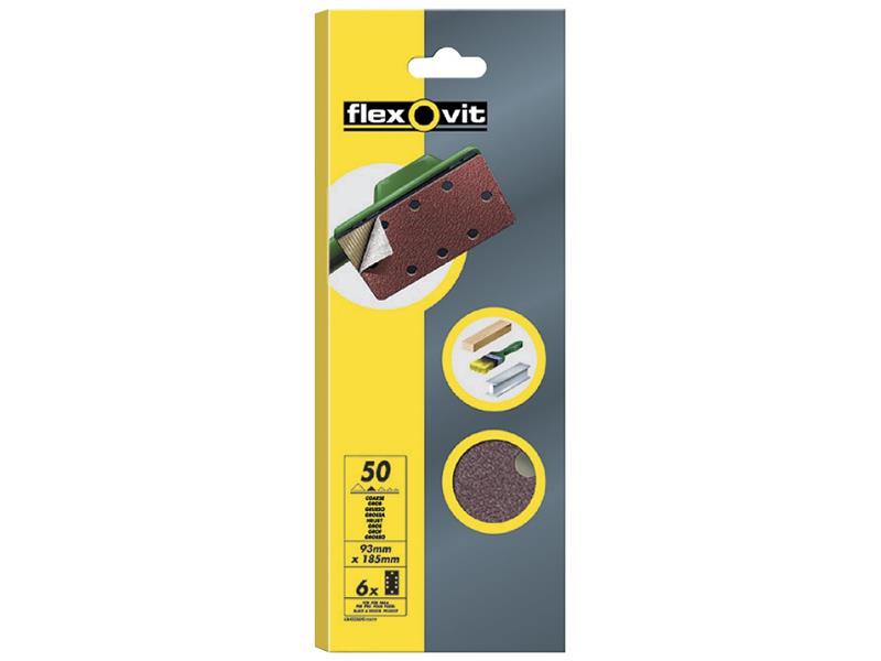 Orbital Sander Sheets 50g Pack 6