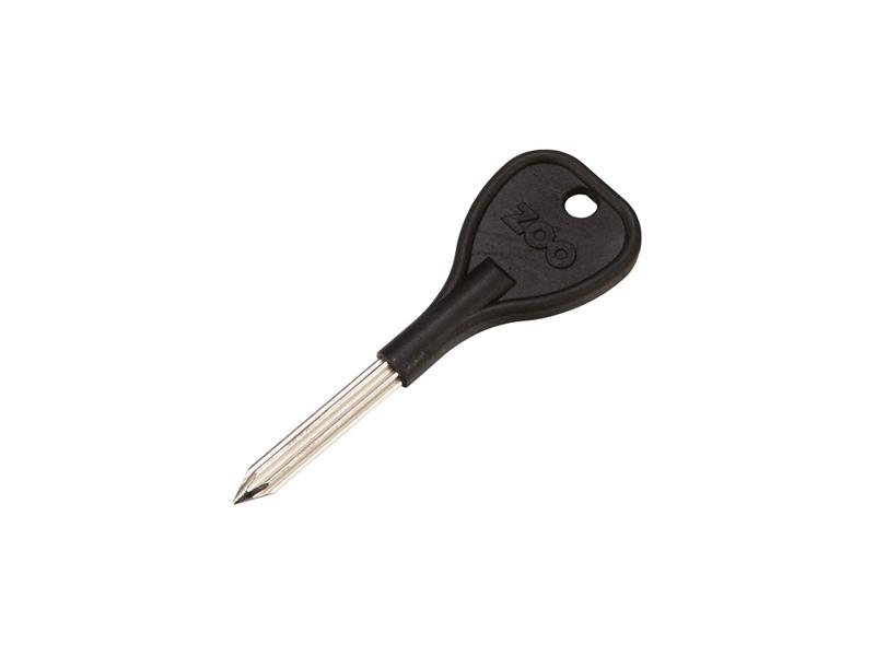 RACK BOLT KEY - 35MM - BLACK PLASTIC HEAD