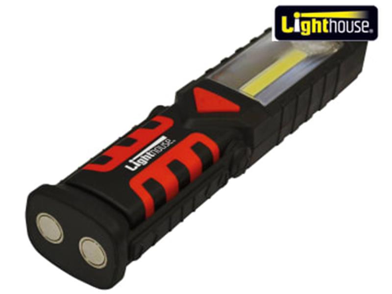 LIGHTHOUSE 3W COB LED SWIVEL BASE TORCH 